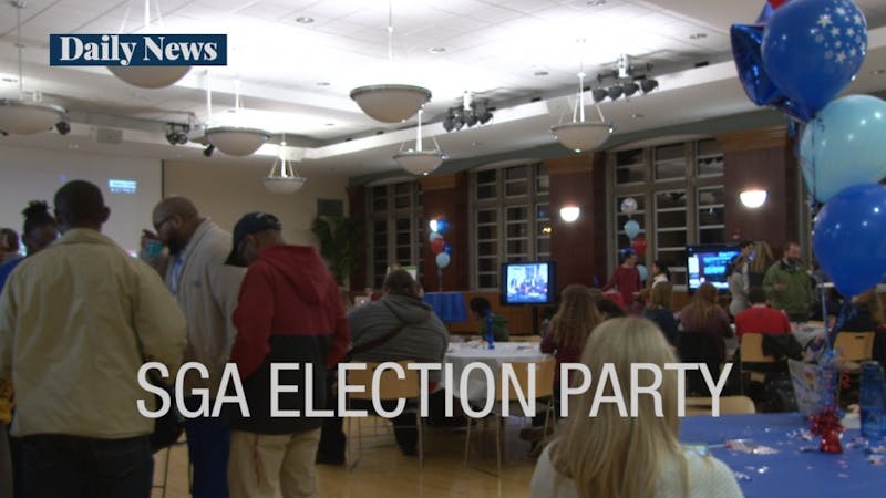 VIDEO: Campus groups come together for election night watch parties