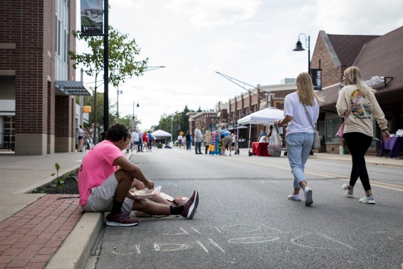 A $2 Tour of the Village was held Aug. 24, 2019, in Muncie. A few of the businesses involved in the event included Brothers Bar &amp; Grill, Queer Chocolatier, White Rabbit Used Books, Roots Burger Bar and Art Mart. Eric Pritchett, DN