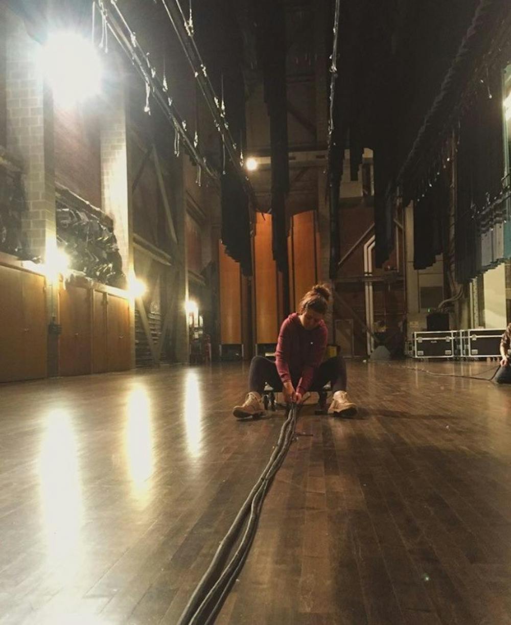 <p>BSU backstage is a student group with 30-40 members that has been around for 10 years.&nbsp;The club is led by faculty and students and they work on the technical side of theatre.&nbsp;<em>BSU Backstage Instagram // Photo Courtesy&nbsp;</em></p>