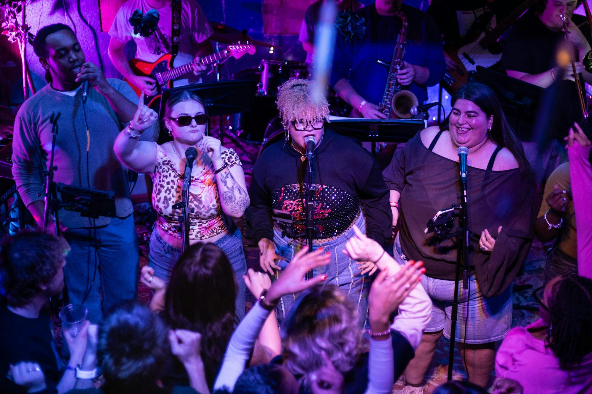 Ball State Studio Band performs Feb. 20 at Be Here Now in Muncie, IN. Andrew Berger, DN