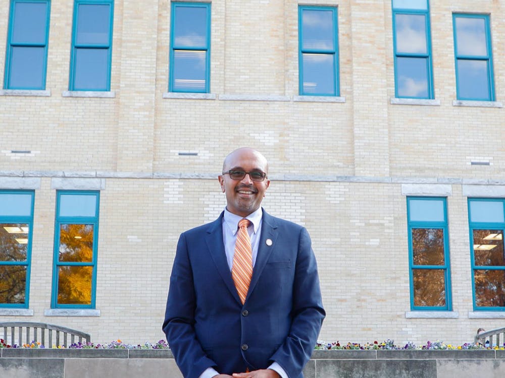 Bal States new Provost Dr. Anand R. Marri poses for a picture Nov. 8 outside of Teachers College. Andrew Berger, DN