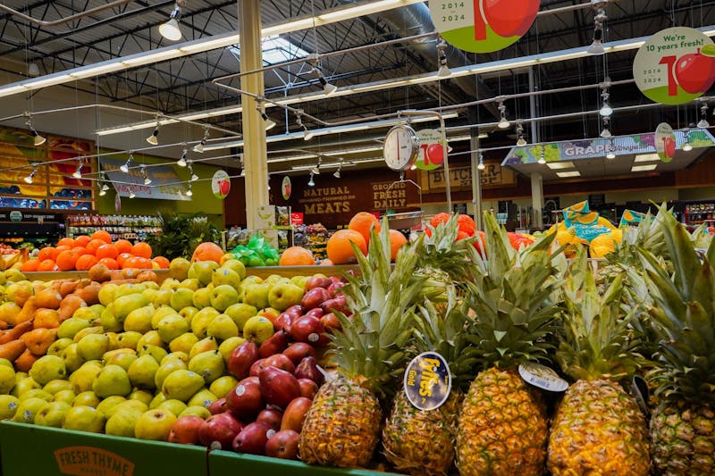 Fresh produce at Fresh Thyme in Munice Indiana Aug 25. Isabella Kemper, DN