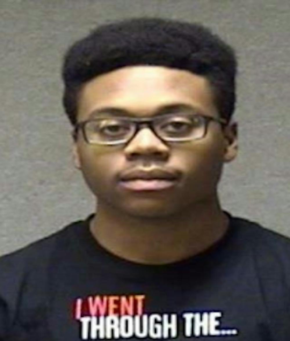 <p>Former Ball State Student, Malik Brown, was charged with one count of voyeurism last Friday after police say he took pictures of another male while he was showering. Brown's initial court hearing is set for Oct. 9. <strong>Delaware County Jail, Photo Provided</strong></p>