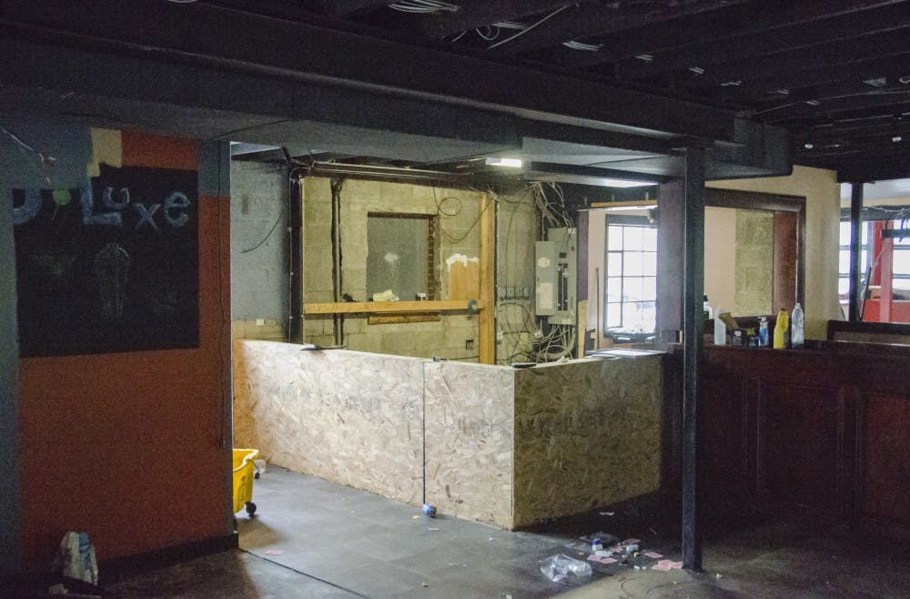 Body Language Tattoo is scheduled to open at the end of July above The Cup in the Village. Co-owner Tom Crawford focuses on piercings, while the other co-owner Bill Wilburn focuses on tattoos. DN PHOTO CHRISTOPHER STEPHENS