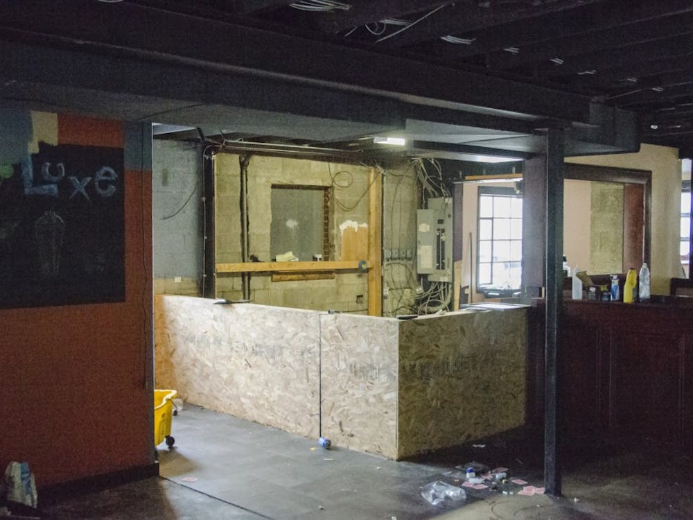 Body Language Tattoo is scheduled to open at the end of July above The Cup in the Village. Co-owner Tom Crawford focuses on piercings, while the other co-owner Bill Wilburn focuses on tattoos. DN PHOTO CHRISTOPHER STEPHENS