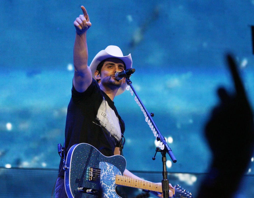 Brad Paisley will perform Feb. 27 at the Allen County War Memorial Coliseum in Fort Wayne, Ind. MCT PHOTO 