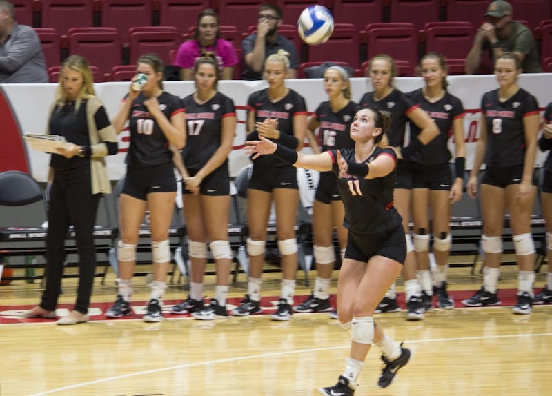 Women's volleyball beats Bradley 3-1