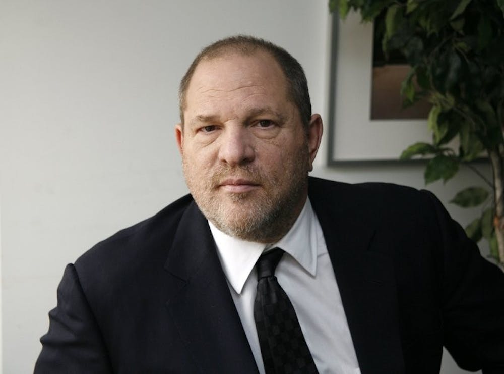<p>In this Nov. 23, 2011 file photo, producer Harvey Weinstein, co-chairman of The Weinstein Company, appears during an interview in New York. Weinstein faces multiple allegations of sexual abuse and harassment from some of the biggest names in Hollywood. <strong>John Carucci, Associated Press Photo, Photo Courtesy&nbsp;</strong></p>