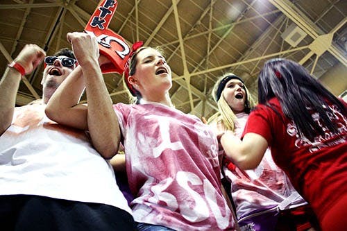 Students dance during the Ball State Dance Marathon on Feb. 17, 2010. This year’s Dance Marathon will occur at 2 p.m Saturday and last for 12 hours. DN FILE PHOTO SALLY GEORGE