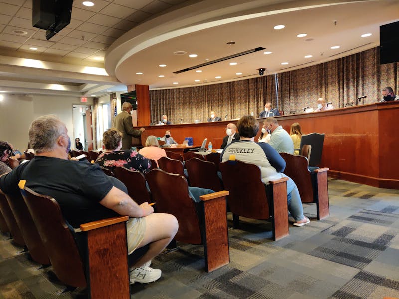 Carl Malone, parks superintendent of the City of Muncie, speaks June 1, 2020, at the Muncie City Council meeting. This was the first in-person City Council meeting since the COVID-19 pandemic. Rohith Rao, DN