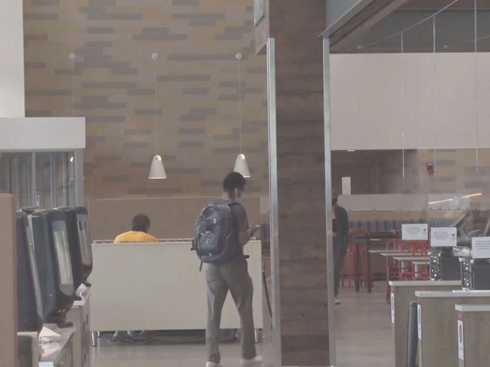 Students explore Ball State's newest dining hall as the 2020-2021 school year begins.