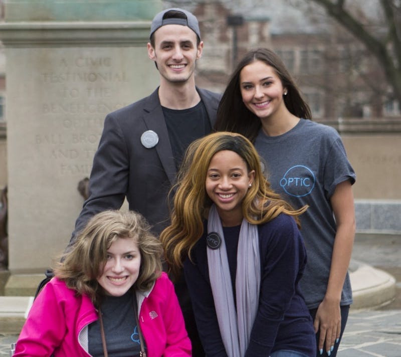 Student Government Association slate OPTiC was elected as the SGA executive board for 2017-18. Greg Carbó served as president, Katy Volikas was vice president, Lizzie Ford was secretary and Kaia Thompson was treasurer. Emma Rogers, DN File&nbsp;