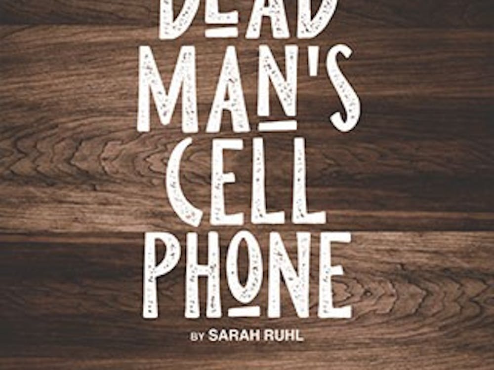Ball State theater students have been rehearsing five days a week for their upcoming performance of "Dead Man's Cell Phone." David Little, assistant teaching professor of theatre, is directing the play. Department of Theatre and Dance, Photo Provided. 