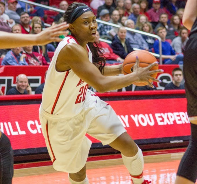 The Ball State women's basketball team played against Northern Illinois Jan. 28. The Cardinals lost 101-96, bringing their ranking to&nbsp;14-7, 7-2 MAC.&nbsp;