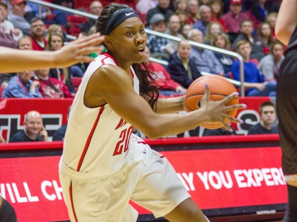 The Ball State women's basketball team played against Northern Illinois Jan. 28. The Cardinals lost 101-96, bringing their ranking to&nbsp;14-7, 7-2 MAC.&nbsp;
