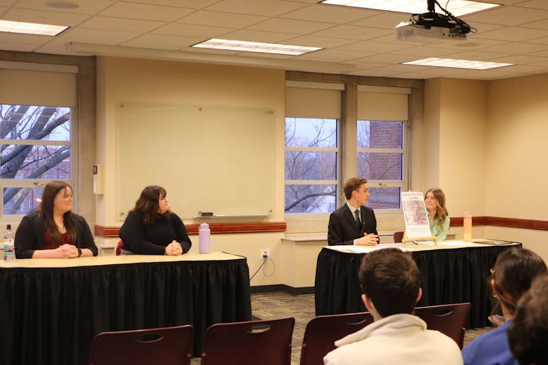 Ball State Student Government Association tickets, Empower and Gassensmith &amp; Lindstrand, debate their ticket&#x27;s platforms. The presidential debate will be Feb. 14 and the vice presidential debate is Feb. 15. Abigail Denault, DN