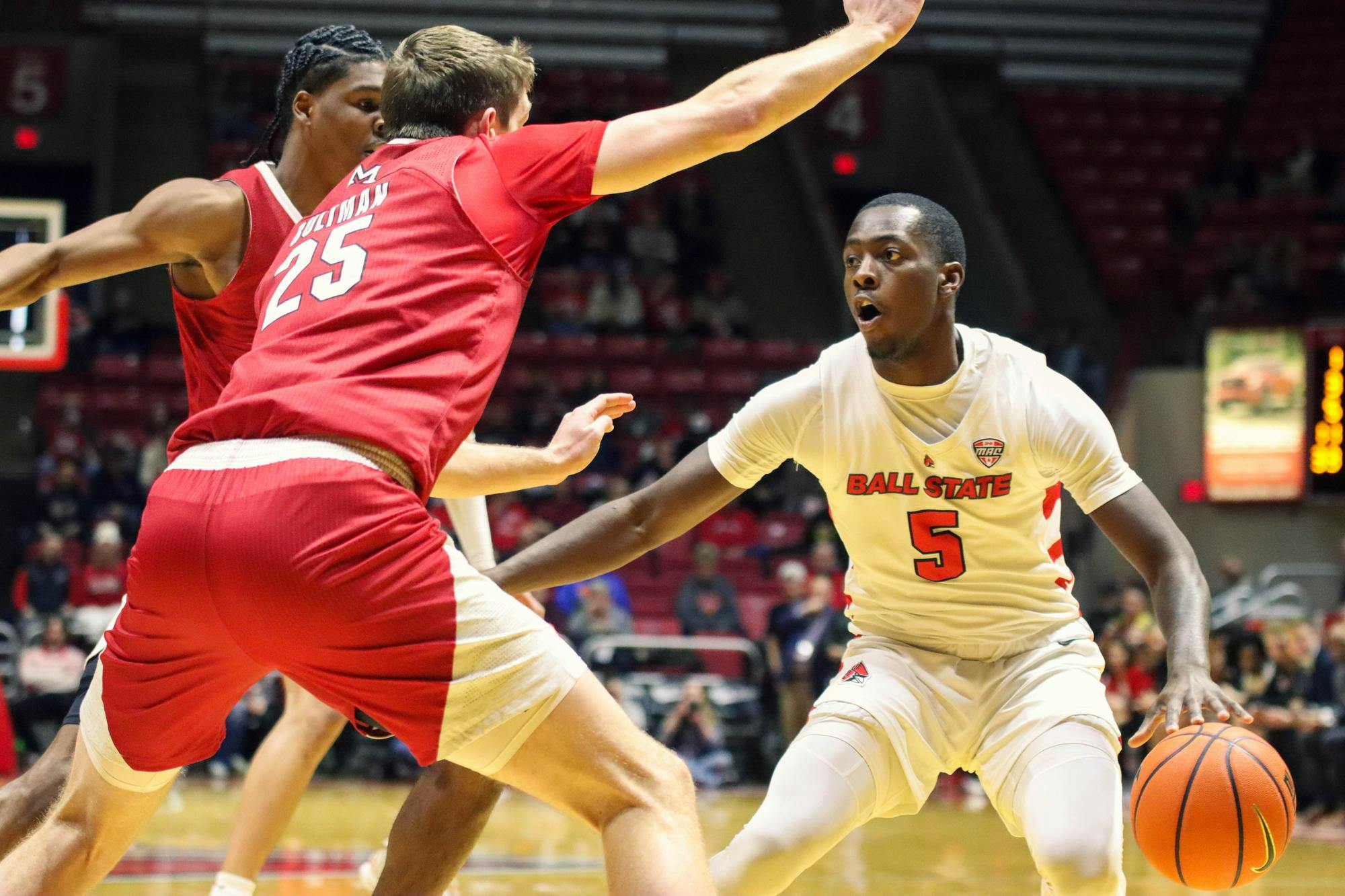 Ball State men's basketball loses emotionally charged MAC contest ...