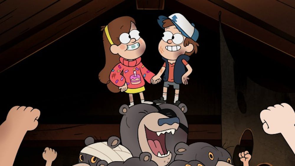 GRAVITY FALLS - "Weirdmageddon 3: Take Back The Falls" - In the one-hour finale episode premiering MONDAY, FEBRUARY 15 (7:00 p.m., ET/PT) on Disney XD and titled "Weirdmageddon 3: Take Back The Falls," Ford discovers Bill's true motives and then a final confrontation with Bill leads to the Pines family's ultimate fate and greatest sacrifice. (Disney XD)MABEL, DIPPER