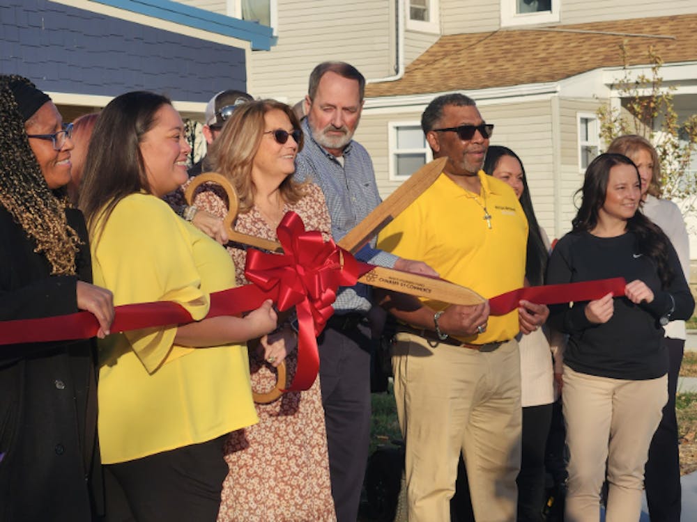 The Center Township Trustees opening a family shelter.