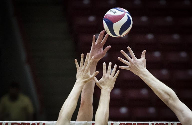 Men's volleyball vs. Harvard 2018 Ball State Daily
