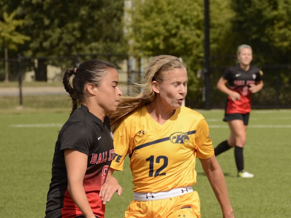 Ball State soccer played Kent State on Oct. 1 at Briner Sports Complex. The Cardinals won 1-0.