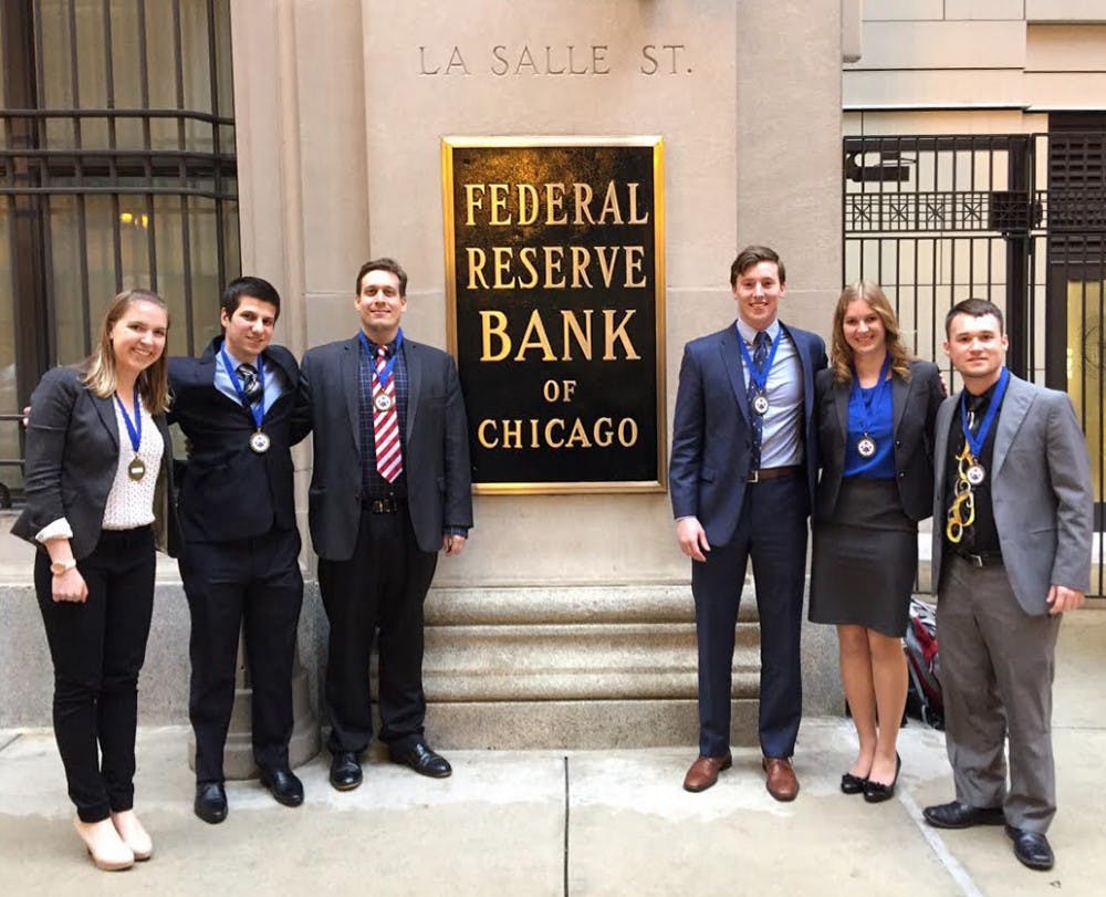 <p>On Nov. 9,&nbsp;Ball State’s Fed Challenge Team received 4th place in the district final of the Fed Challenge competition.&nbsp;<em>PHOTO COURTESY OF MICHAEL REDCHANSKIY</em></p>