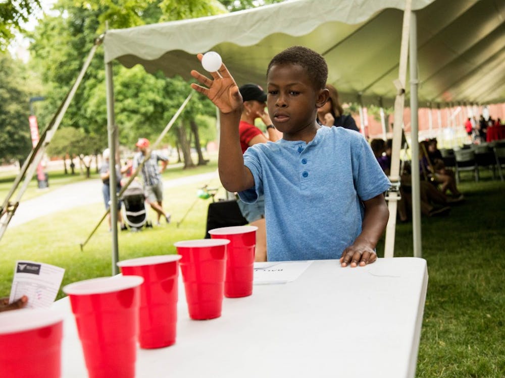 A Community Campus Event was held on June 16 at North Quad. The campus open house encouraged the community, alumni, prospective students and current students to hangout and play games, visit information booths on a variety of college programs, and take tours of facilities like The Rinard Orchid Greenhouse, The Charles W. Brown Planetarium, Bracken Library, and Emens Auditorium. Rachel Ellis and Carlee Ellison, DN 