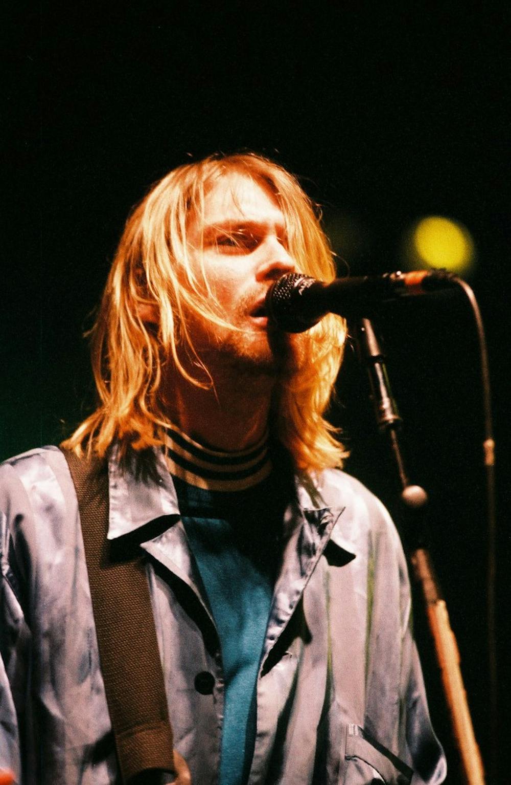Singer and guitarist Kurt Cobain of Nirvana performs live in Amsterdam. (DAPR/Zuma Press/TNS)