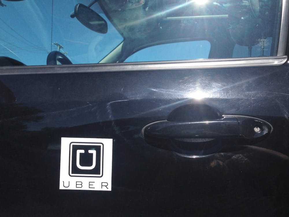 In Muncie, there are three operating Uber drivers. Uber is an app that works like a taxi service to allow people to look for rides and call a driver. DN PHOTO BREANNA DAUGHERTY