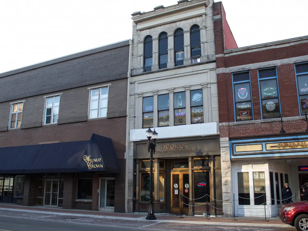 Heorot is a pub located downtown that has an extensive variety of craft beers available. It offers 64 different meads, lagers, ales and ciders on draft as well as 300 bottles. Grace Ramey // DN