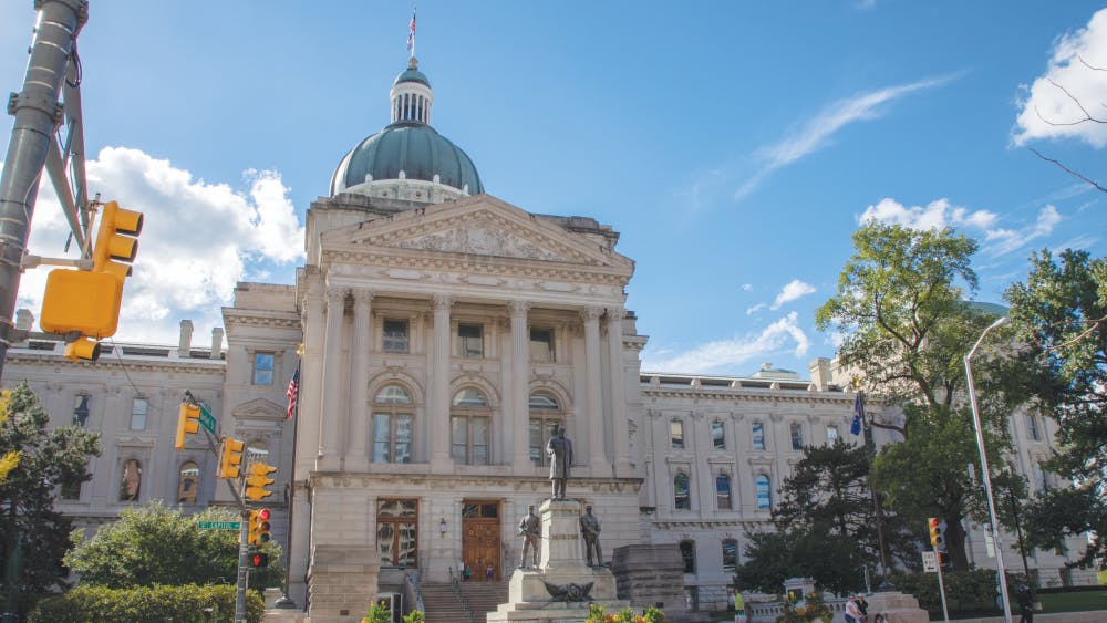 The Indiana Statehouse in downtown Indianapolis. Eric Pritchett, DN