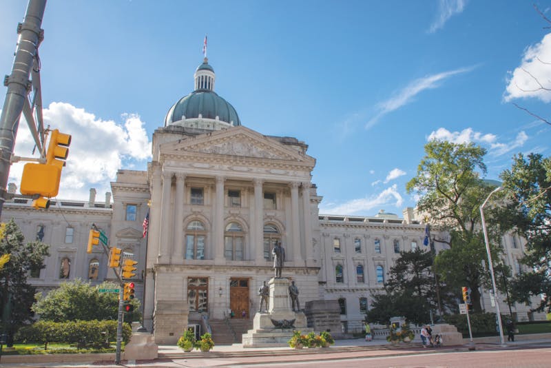 The Indiana Statehouse in downtown Indianapolis. Eric Pritchett, DN