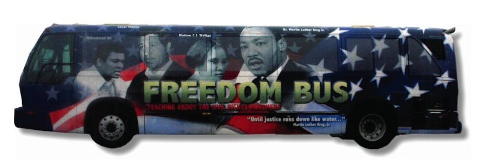 The Freedom Bus project began in 2005 when MITS donated a retired bus to the MLK Dream Team for the mobile museum to teach about the civil rights movement. Students will create designs for the exhibit through Ball State immersive learning courses, highlighting civil rights leaders and the local heroes in 