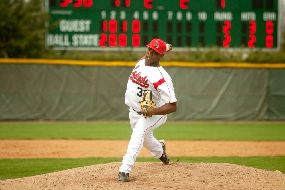 <p>Perci Garner, former Ball State pitcher, was called up on Aug. 31 by the Cleveland Indians. In the 2010 Major League Baseball Draft, Garner was drafted by the Philadelphia Phillies in the second round.&nbsp;<em>Ball State Photo Services // Photo Provided&nbsp;</em></p>