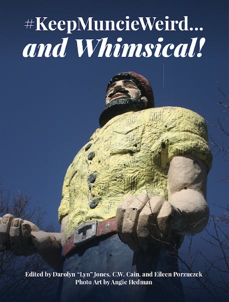 Students in the English department's immersive learning course "Creative Writing in the Community" wrote and published a book containing memoirs from Muncie residents. The 180-page book contains 75 stories. Darolyn "Lyn" Jones, Photo Provided.&nbsp;