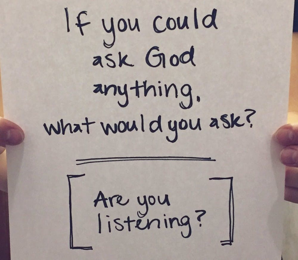 Cru asks Ball State community to share their #Questions4God