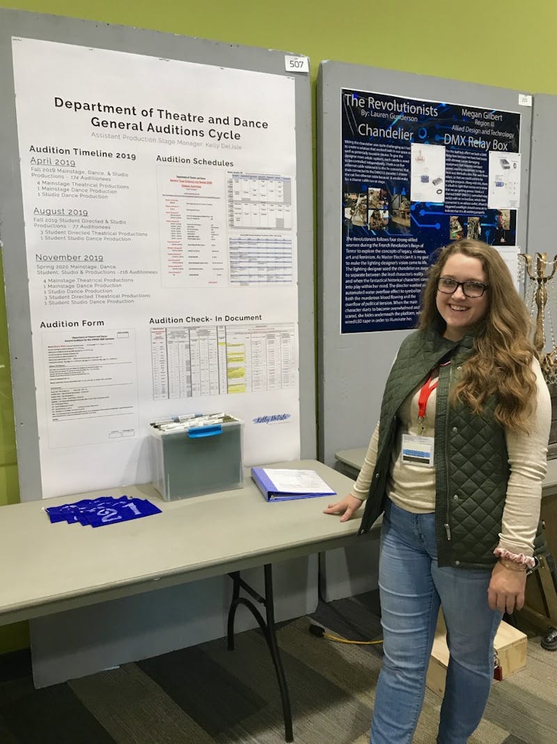 Ball State theater student wins regional stage managing award, plans for national competition