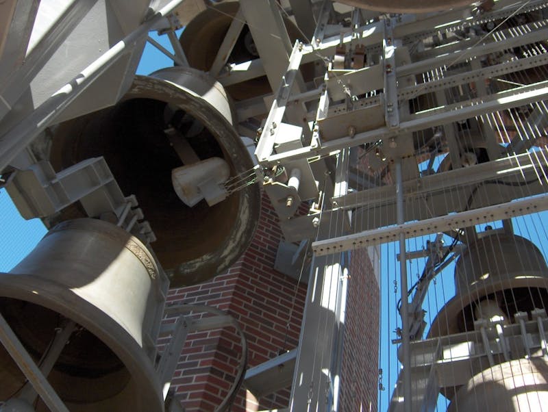 John Gouwens, an organist and carillonneur, will perform a free bell tower show in Shafer Tower Saturday for Family Weekend. After the performance, he will take small groups on tours of the bell tower. John Gouwens // Photo Provided