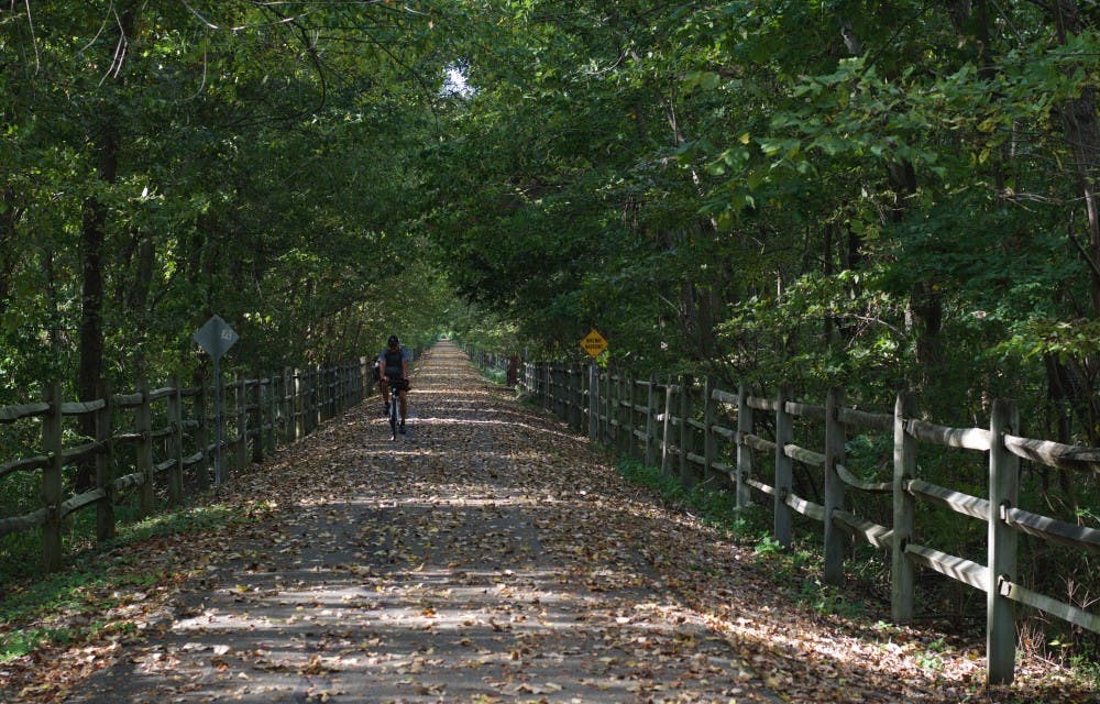 The Cardinal Greenway features different hiking trails that connect from Richmond to Marion, Ind. and have different trail heads throughout Muncie.&nbsp;SAMANTHA BRAMMER // DN FILE