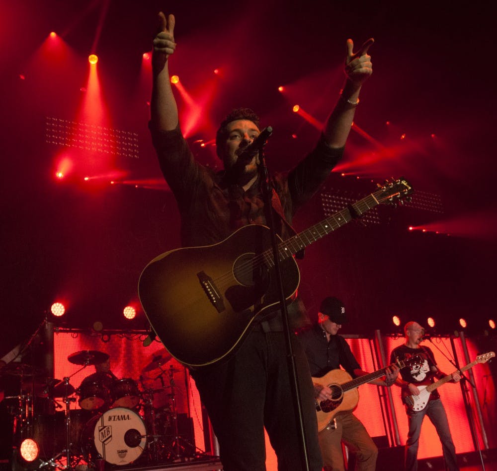 Chris Young headlined for his world tour "I'm Comin' Over" on Nov. 13 at John R. Emens Auditorium. DN PHOTO ALLISON COFFIN
