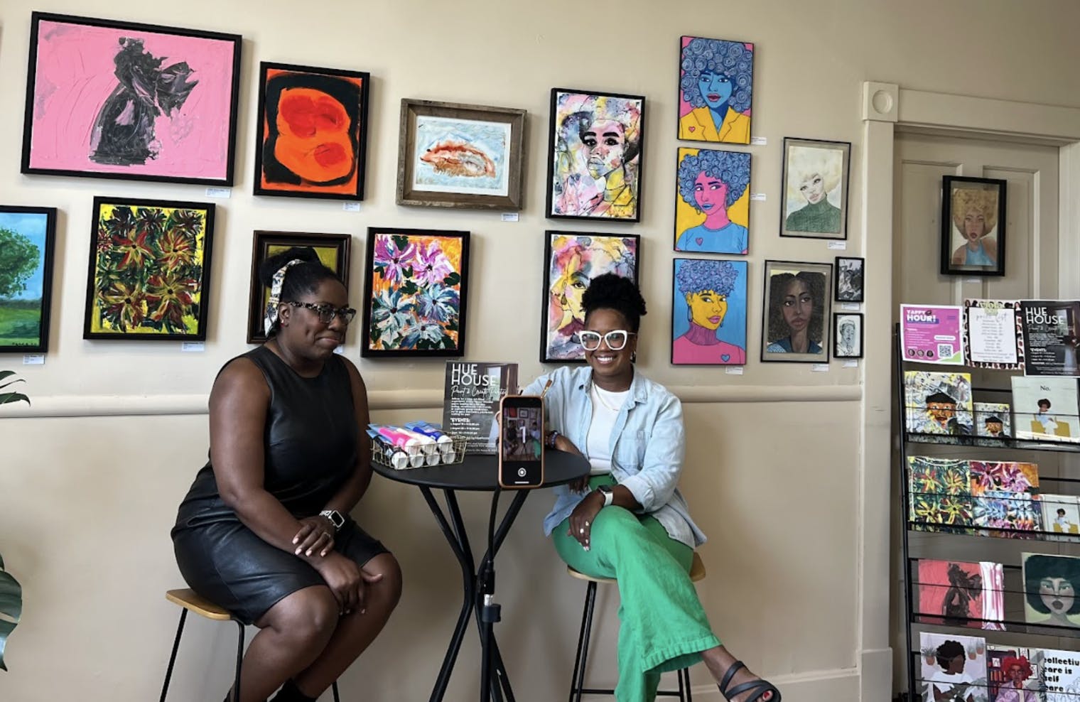 Owners of Hue House, Kat Stephens-Pac and Robin Phelps-Ward.

Lauren Ball, NewsLink Indiana