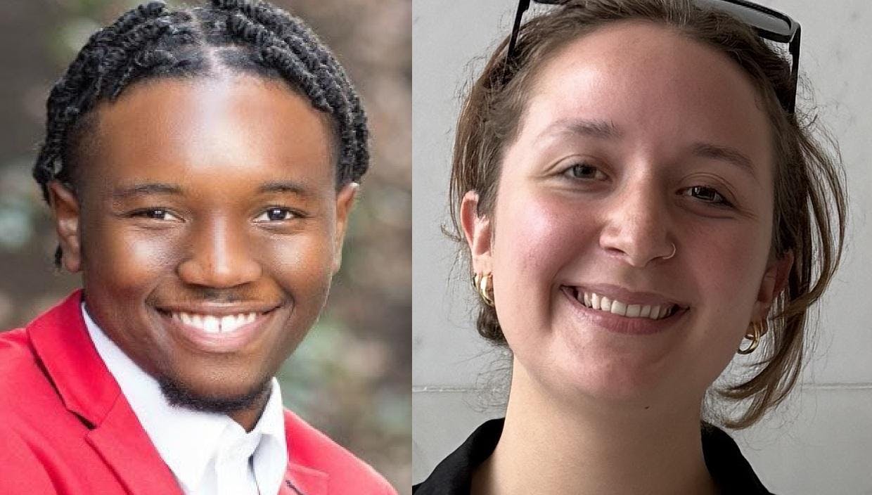 Myles Keys and Elia Livovich