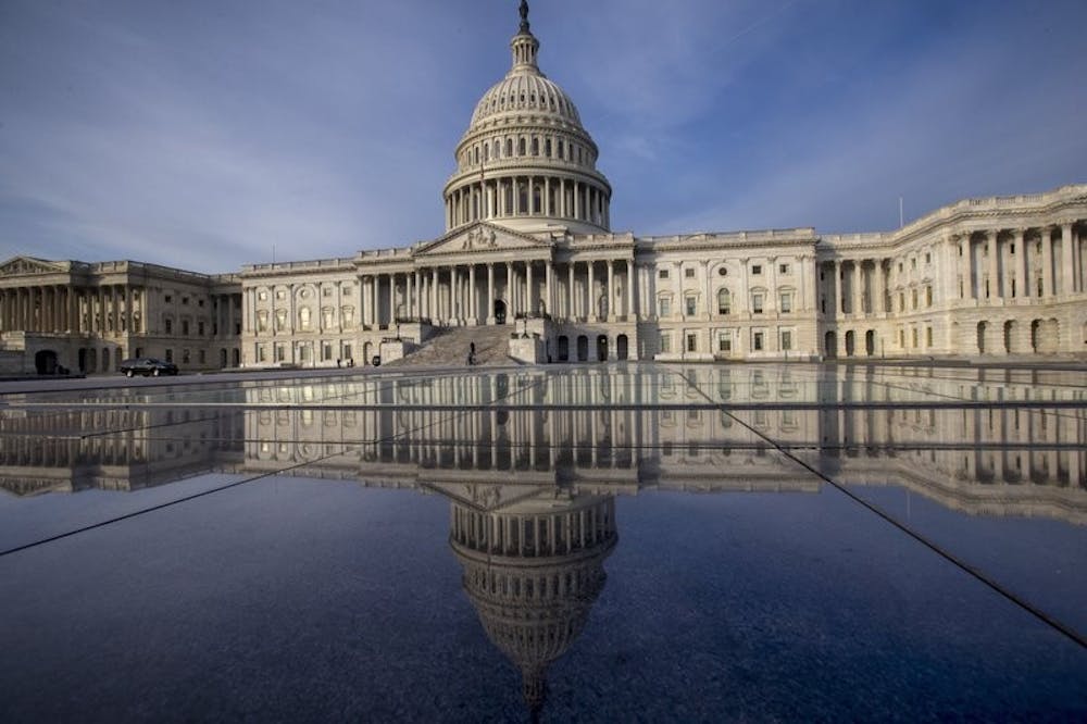 <p>This Jan. 3, 2018, file photo shows the Capitol in Washington. The government is financed through Friday, Jan. 19, and another temporary spending bill is needed to prevent a partial government shutdown after that. <strong>Associated Press, Photo Courtesy&nbsp;</strong></p>