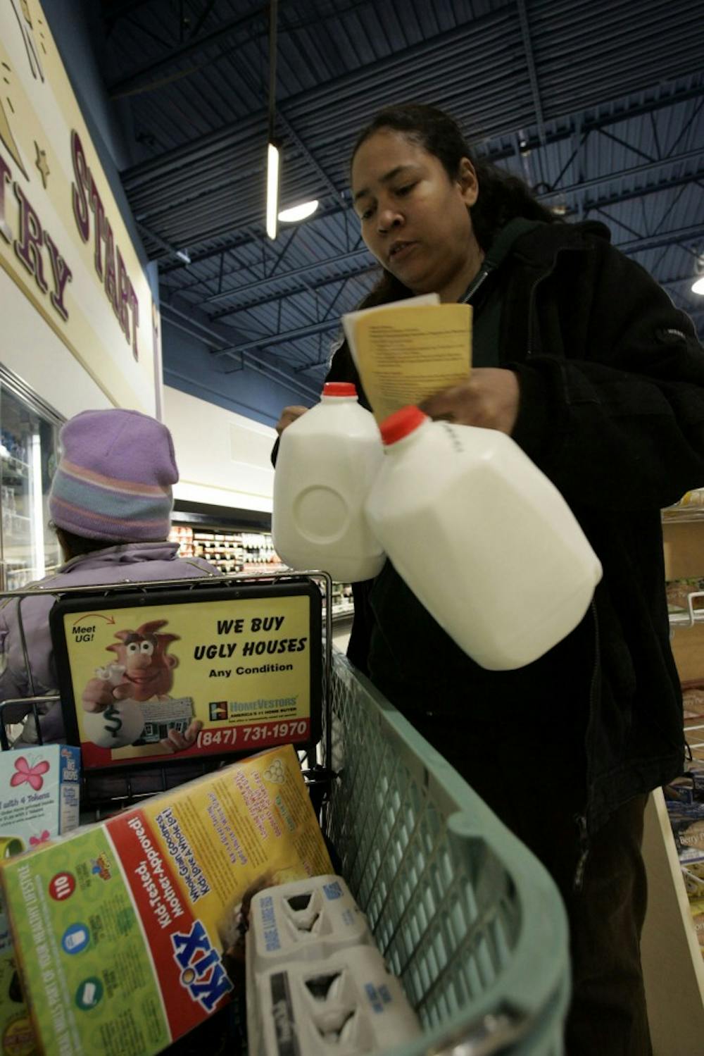 Markita Barret uses food stamps to feed herself, her roommate and two children. MCT PHOTO