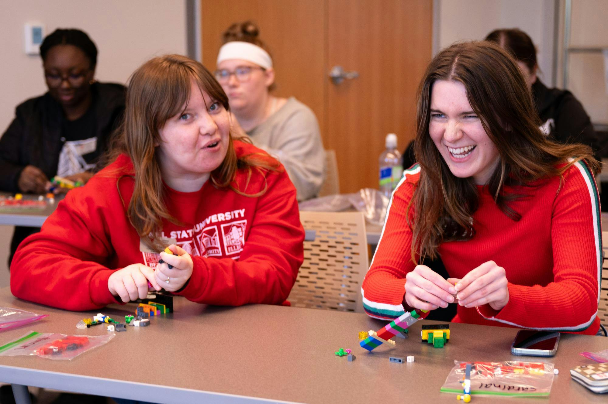 Ball State students had the opportunity to visit North West Residence Hall and build LEGO's, hosted by the Career Center on March 12 from 5:15 p.m. to 6:15 p.m. Attendees were able to make towers and compete to make the tallest, as well as build a LEGO cardinal that they could keep afterwards. The Build LEGO's with the Career Center event was also held at Dehority and Kinghorn Residence Halls on March 9 and 10 respectively.