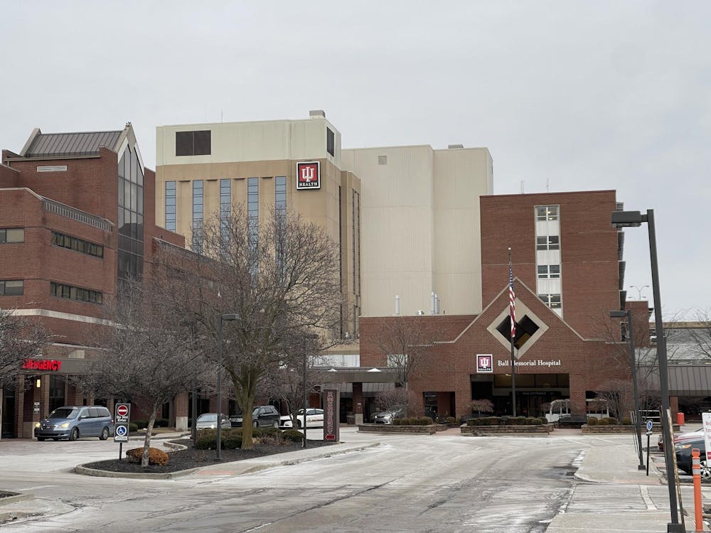 The outside of Ball Memorial in Dec. 2024. IU Health Ball Memorial is the only hospital in Muncie, Indiana. Markie Oliver described it as a medium-sized hospital between rural and city, which still grows larger. Nick Roark, photo provided