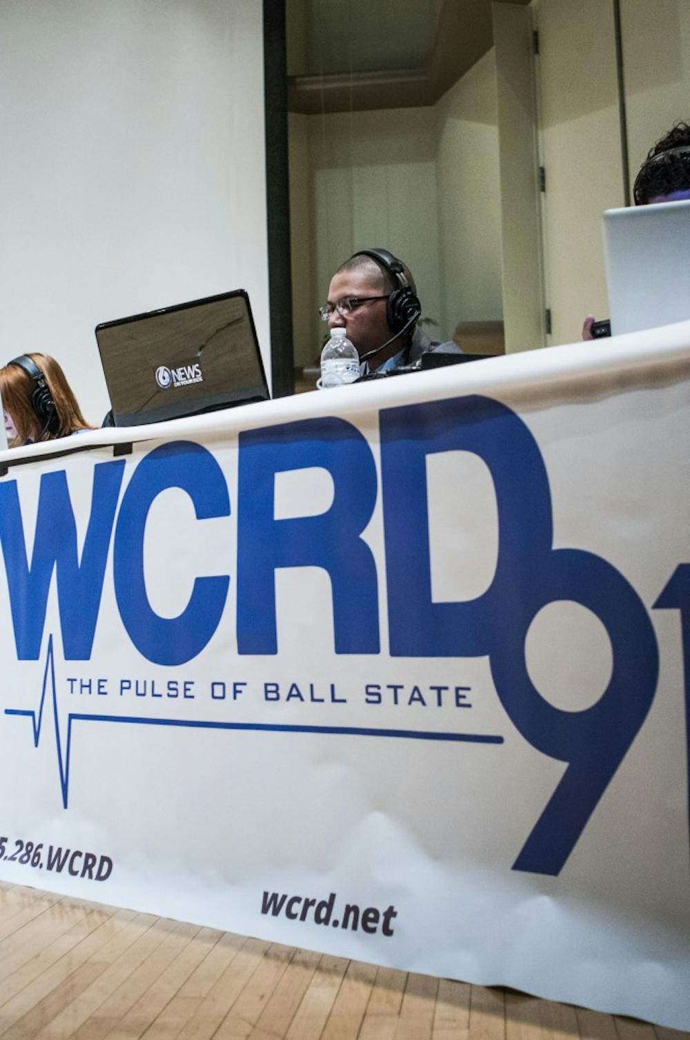 WCRD runs live coverage during one of the final Student Government Association debates Feb. 19 in Pruis Hall. WCRD celebrated its 25th anniversary this week. DN FILE PHOTO JONATHAN MIKSANEK