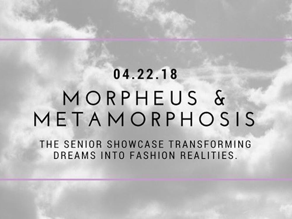 The Ball State University Fashion Program's spring fashion show, Morpheus and Metamorphosis, is April 22 at 1 p.m. in the Alumni Center. All Events, Photo Courtesy