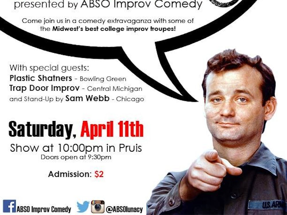ABSO Improv Comedy decided to create Midwest Improv Fest after performing at Music &amp; Memory's "A Night to Remember." The festival begins at 10 p.m. on Saturday, April 11 and the show costs $2. PHOTO PROVIDED BY ABSO IMPROV COMEDY