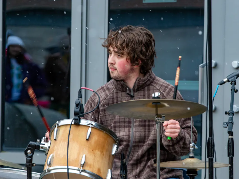 The Equinox Music Festival took place on Saturday, March 26th, 2022 in Muncie, Indiana. The festival showcases students musical talents on Ball State University's campus. 